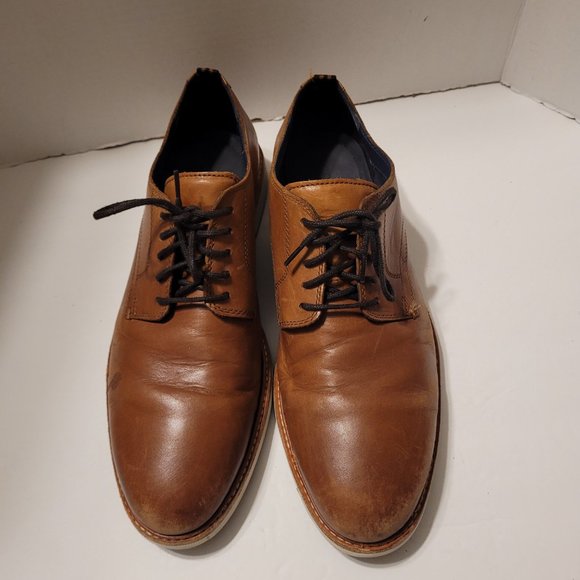 Cole Haan Grand OS Oxfords Shoes Leather Brown Men's Shoes Size 10.5M - Picture 2 of 13